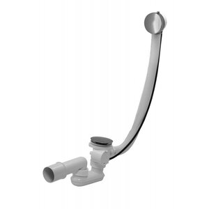 Изображение товара Слив-перелив полуавтомат Vega V55К 100 см, цвет хром глянцевый, Гл000006592