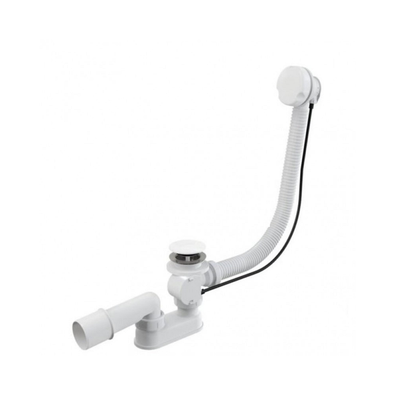 Изображение товара Слив-перелив полуавтомат Vega V55R 80 см для ванны с гидрозатвором и автоматическим управлением