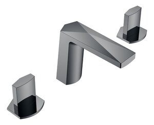 Изображение товара Смеситель для раковины Boheme Venturo 150-SGM-ICE, ручка Ice, цвет Shine Gun Metall