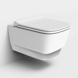 Изображение товара Подвесной безободковый унитаз Boheme Bello 971-MW, цвет белый матовый