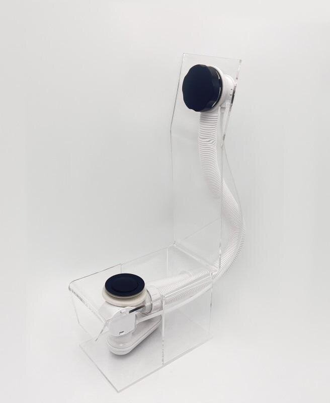 Изображение товара Слив-перелив полуавтомат Vega V55К 100 см черный матовый для ванны