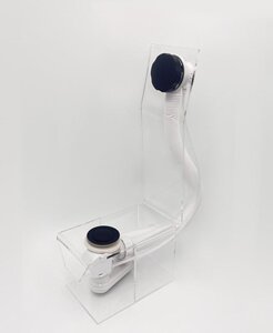 Изображение товара Слив-перелив полуавтомат Vega V55К Гл000026087, 100 см, черный матовый