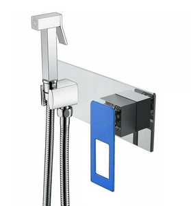 Изображение товара Гигиенический душ Boheme Q со смесителем, хром синий, скрытая установка, 147-CRUW