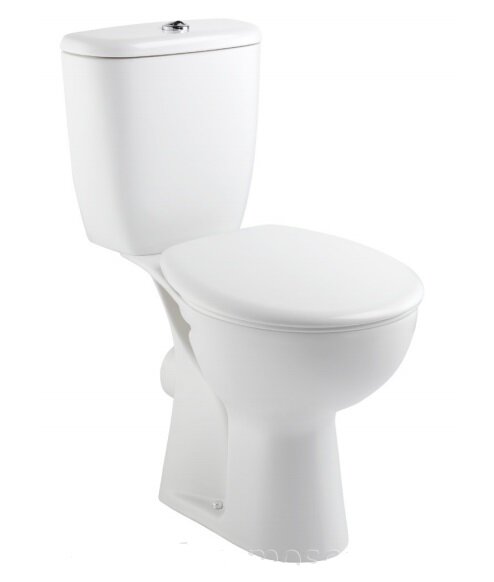 Изображение товара Напольный унитаз Jacob Delafon BRIVE компакт безободковый с двухрежимным сливом Гарантия 25 лет