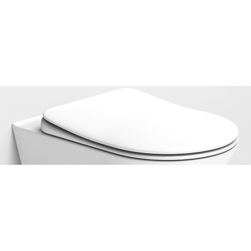 Изображение товара Крышка-сиденье Boheme Avva 976-MW для унитаза микролифт белый матовый