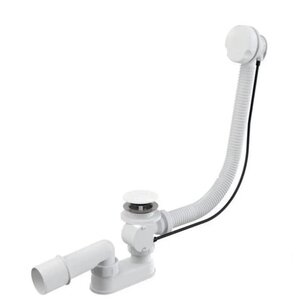 Изображение товара Слив-перелив полуавтомат Vega V55R 120 см белый Италия