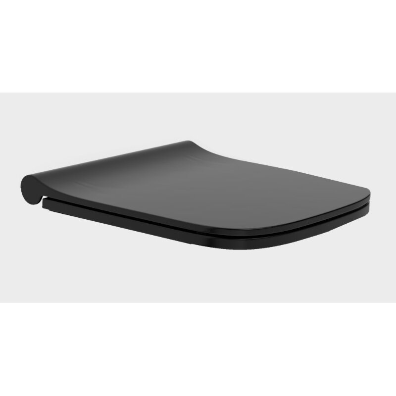 Изображение товара Крышка-сиденье для унитаза Boheme Bello 975-B черный матовый с микролифтом