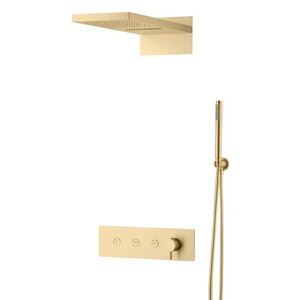 Изображение товара Душевая система Boheme Fusion 130-MG, золото матовое