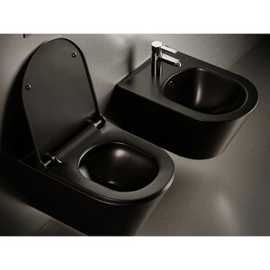 Изображение товара Биде Boheme Avva 974-B подвесное, цвет черный матовый