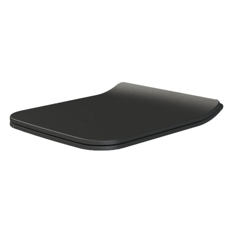 Изображение товара Крышка-сиденье для унитаза Boheme Mirage/Zen Slim 968-B черный матовый, микролифт