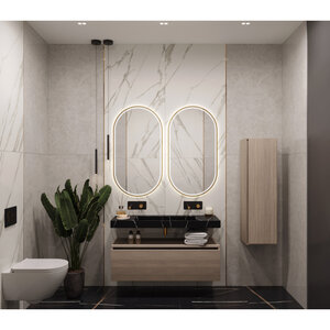 Изображение товара Зеркало Armadi Art Vallessi 568-G 60 см, с подсветкой, цвет золото