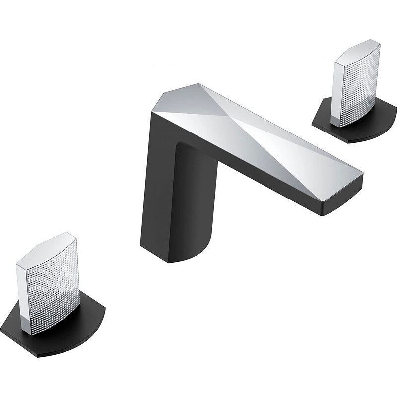 Изображение товара Смеситель для раковины Boheme Venturo 150-BCR-TOUCH, ручка TOUCH, цвет черный/хром