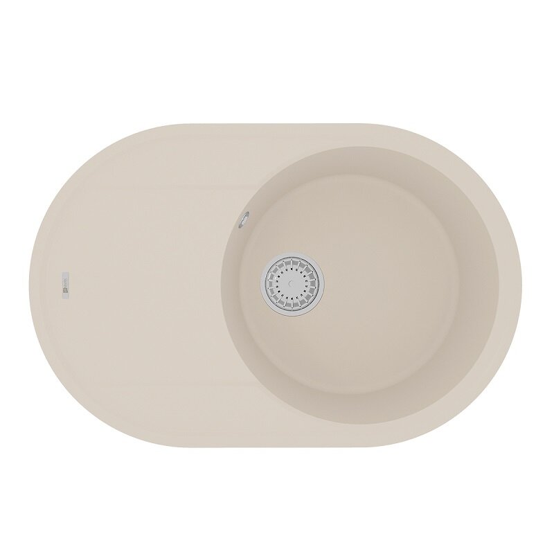 Изображение товара Кухонная мойка Lemark Lacha 9910060, искусственный камень, овальная, 76 см