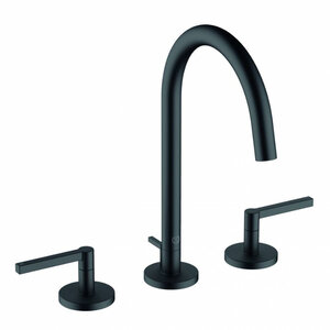 Изображение товара Смеситель Kludi Nova Fonte Puristic 201433915 для раковины, с донным клапаном, цвет черный матовый