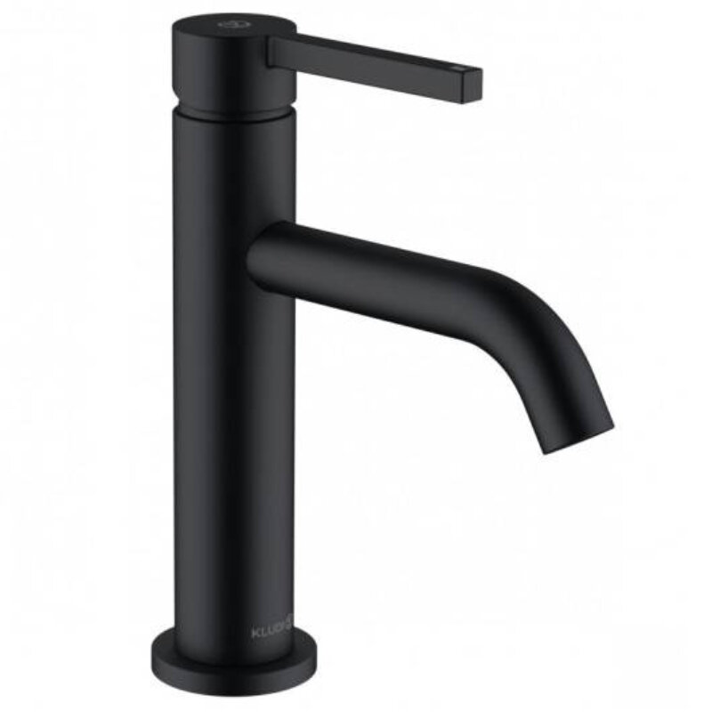 Изображение товара Смеситель для раковины Kludi Nova Fonte Pura 200263915, цвет черный матовый