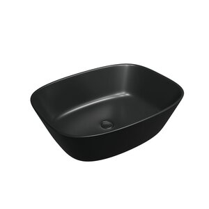 Изображение товара Раковина Charus Stefania 700-026B, накладная, 50 х 38 см, цвет черный матовый