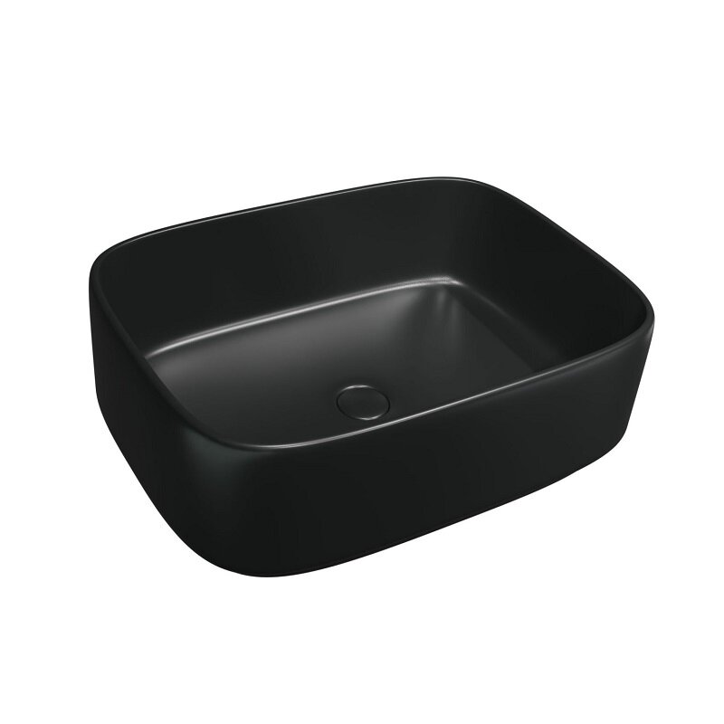 Изображение товара Раковина Charus Torello 700-052B накладная 40х30 см черный матовый фаянс