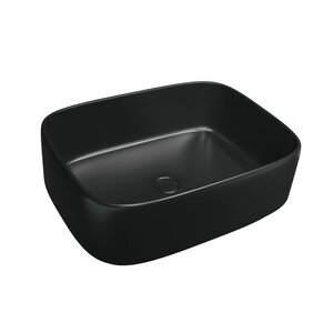 Изображение товара Раковина Charus Torello 700-052B, накладная, 40 х 30 см, цвет черный матовый
