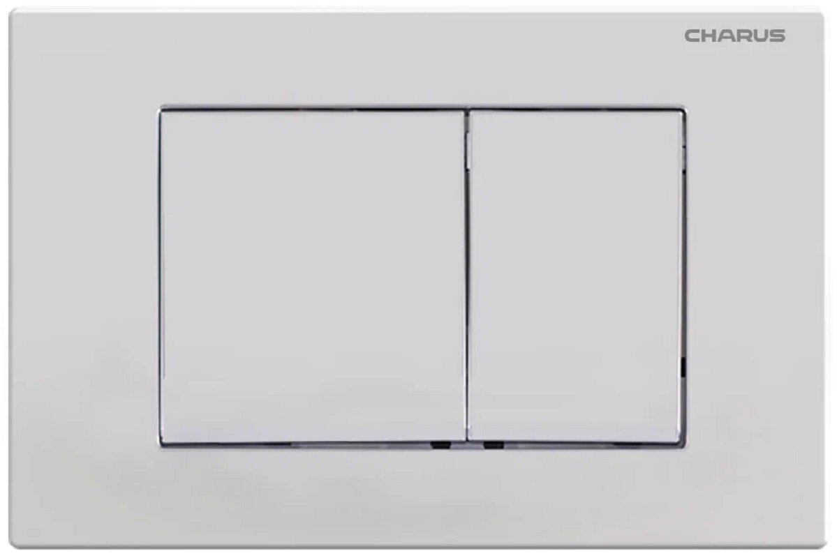 Изображение товара Клавиша Charus Minimalista FP.310.12.01 механическая для унитаза белый матовый