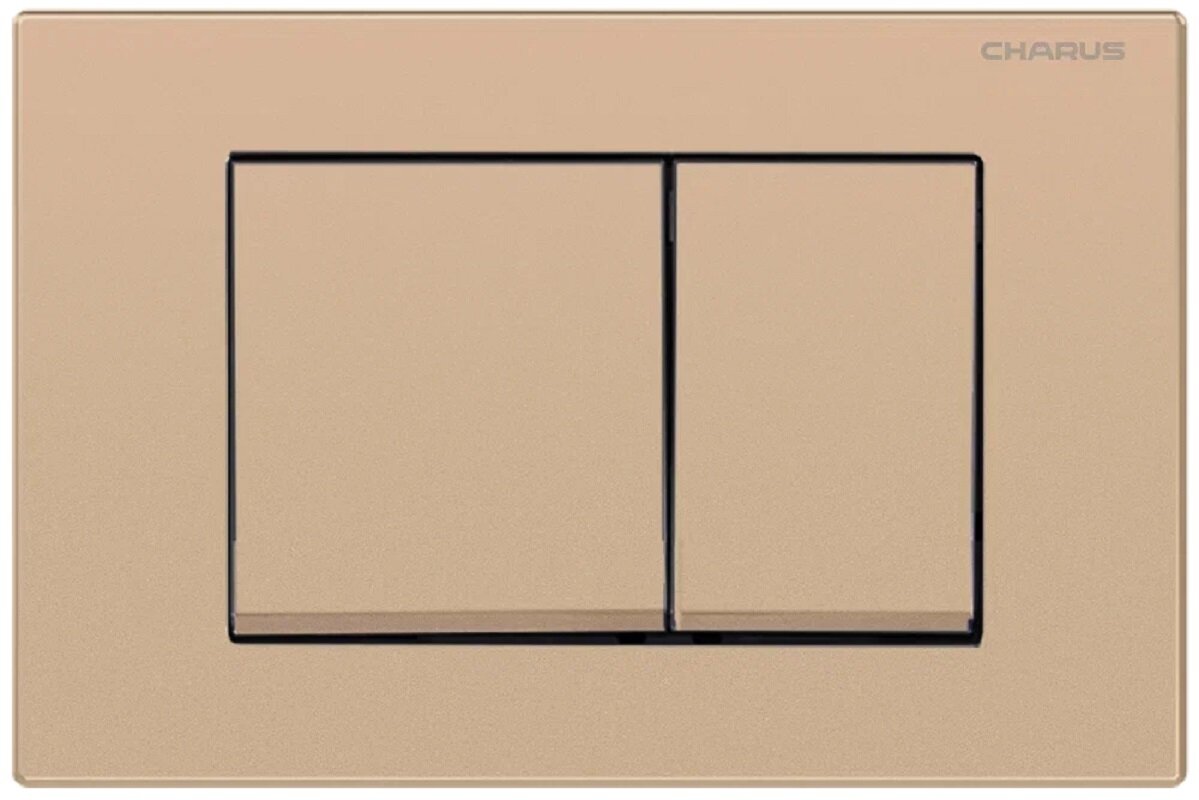 Изображение товара Клавиша Charus Minimalista FP.310.51.01 механическая для унитаза цвет песок матовый