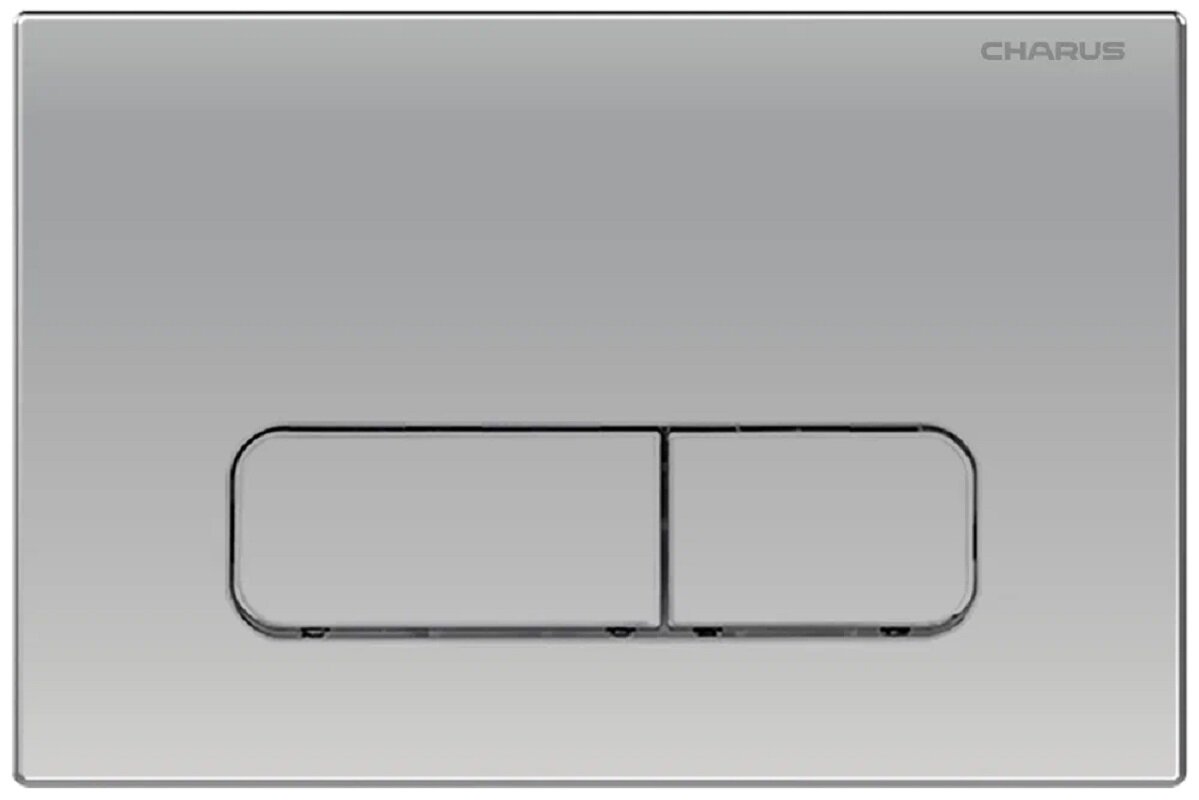 Изображение товара Клавиша Charus Elegia FP.320.46.01 механическая хром матовая для унитаза
