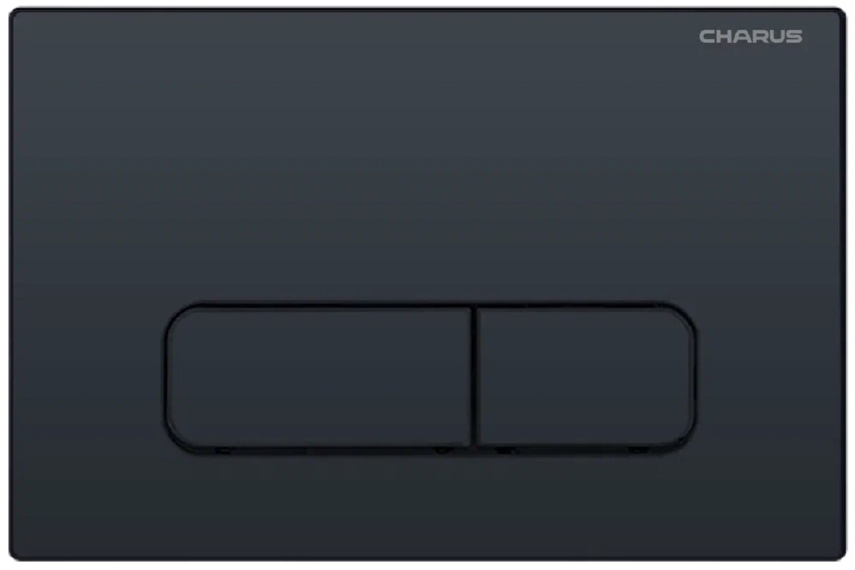 Изображение товара Клавиша Charus Elegia FP.320.DW.01 механическая для унитаза черный матовый