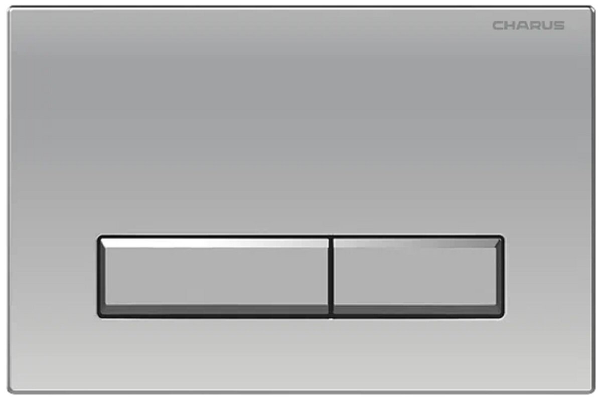 Изображение товара Клавиша Charus Raiden FP.321.46.01 механическая хром матовая для инсталляции