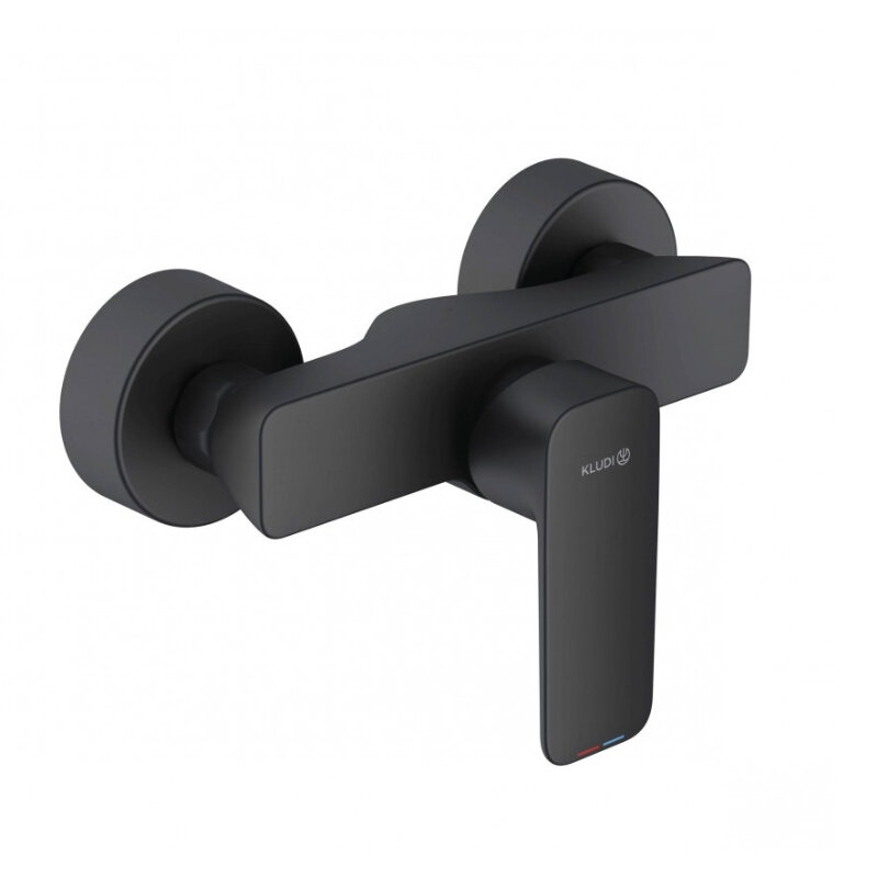 Изображение товара Смеситель для душа Kludi Pure&Style 408413975, цвет черный матовый