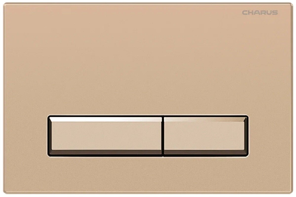 Изображение товара Клавиша Charus Raiden FP.321.51.01 механическая для унитаза песок матовый