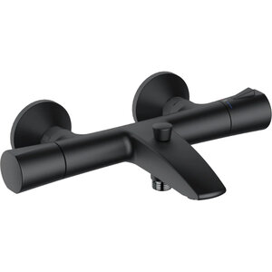 Изображение товара Смеситель Kludi Zenta 351013938 для ванны и душа, термостатический, цвет черный матовый