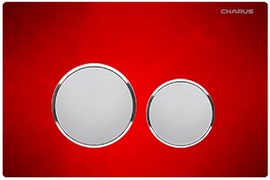 Изображение товара Клавиша Charus Bagliore FP.330.RED.10, механическая, цвет красное стекло