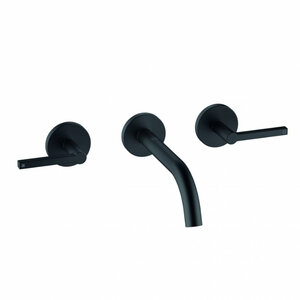 Изображение товара Смеситель для раковины Kludi Nova Fonte Puristic 201443915, цвет черный матовый