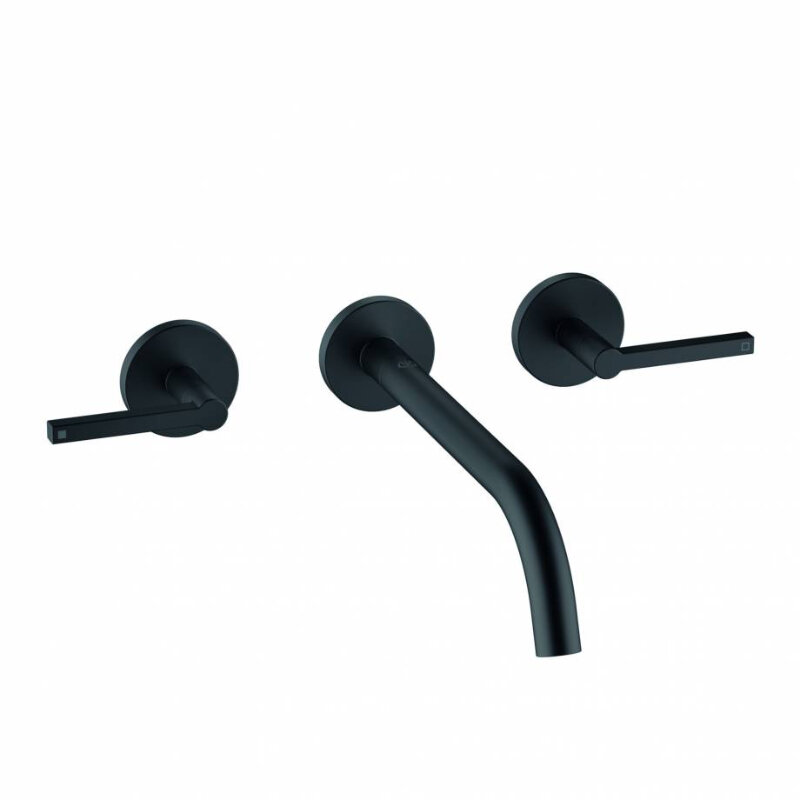 Изображение товара Смеситель для раковины Kludi Nova Fonte Puristic 201463915, цвет черный матовый