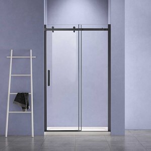 Изображение товара Душевая дверь Vincea Сomo-N 120 см, стекло прозрачное, профиль черный, VDS-4CN120CLB