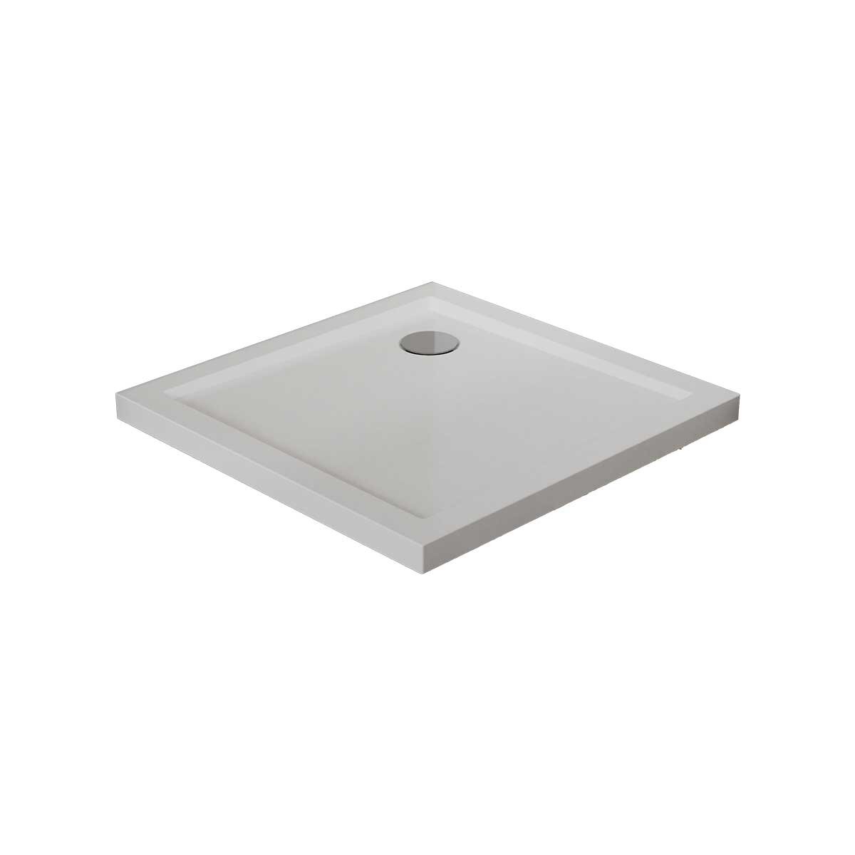 Изображение товара Душевой поддон Vincea 80x80 см квадратный акриловый белый низкий 3 года гарантия