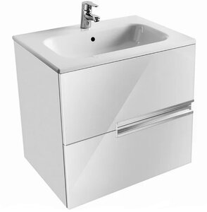 Изображение товара Тумба под раковину Roca Victoria Nord Ice Edition 60 см белый глянец