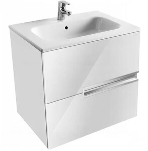 Изображение товара Тумба под раковину Roca Victoria Nord Ice Edition ZRU9302730, 60 см, белый глянец