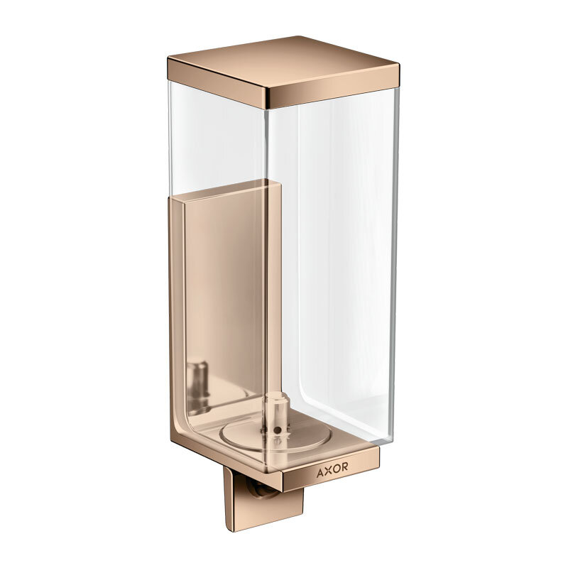 Изображение товара Дозатор для жидкого мыла Axor Universal Rectangular Accessories, 600 мл, PRG золото красное полированное, 42610300