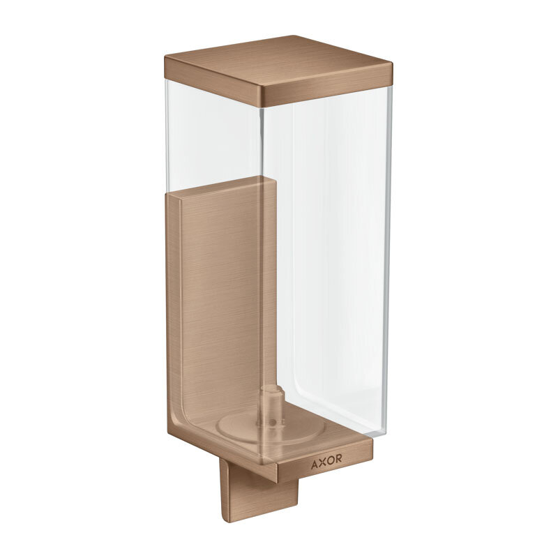 Изображение товара Дозатор для жидкого мыла Axor Universal Rectangular Accessories, 600 мл, BRG золото красное брашированное, 42610310