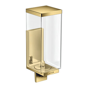 Изображение товара Дозатор для жидкого мыла Axor Universal Rectangular 600 мл золото полированное настенный