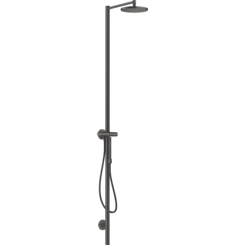 Изображение товара Душевая система Axor Starck Nature 12670340, 240 1jet, цвет шлифованный черный хром Изображение товара Душевая система Axor Starck Nature 12670340, 240 1jet, цвет шлифованный черный хром