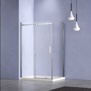 Изображение товара Душевой уголок Vincea Como N, 130 x 100 см, стекло прозрачное, профиль хром, VSR-4CN1013CL