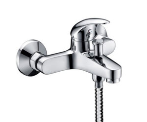 Изображение товара Смеситель WasserKRAFT ISEN 2601 для ванны и душа с коротким изливом, с душевым гарнитуром, хром