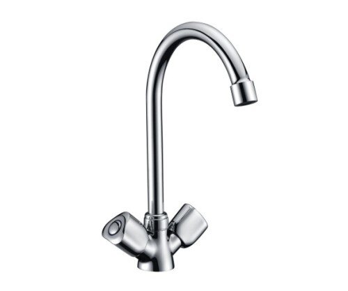 Изображение товара Смеситель WasserKRAFT AMPER 2907 для кухни с поворотным изливом, хром Изображение товара Смеситель WasserKRAFT AMPER 2907 для кухни с поворотным изливом, хром