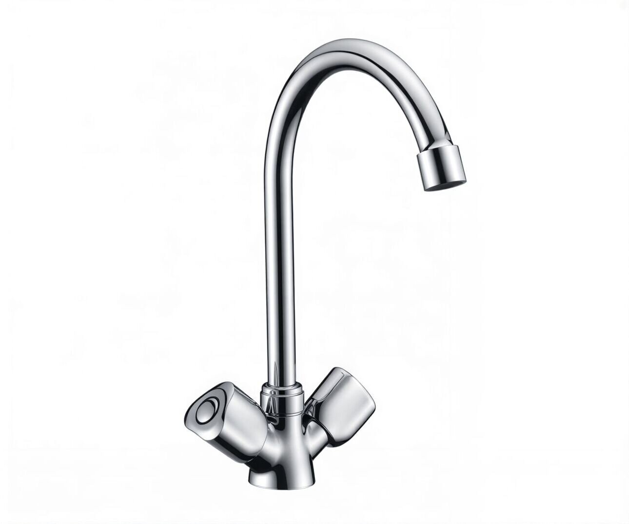 Изображение товара Смеситель WasserKRAFT Amper 2907 для кухни с поворотным изливом и хромовым покрытием Изображение товара Смеситель WasserKRAFT Amper 2907 для кухни с поворотным изливом и хромовым покрытием