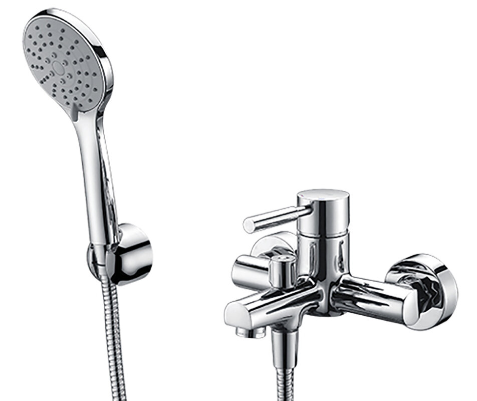 Изображение товара Смеситель WasserKRAFT MAIN 4101 для ванны и душа с коротким изливом, хром