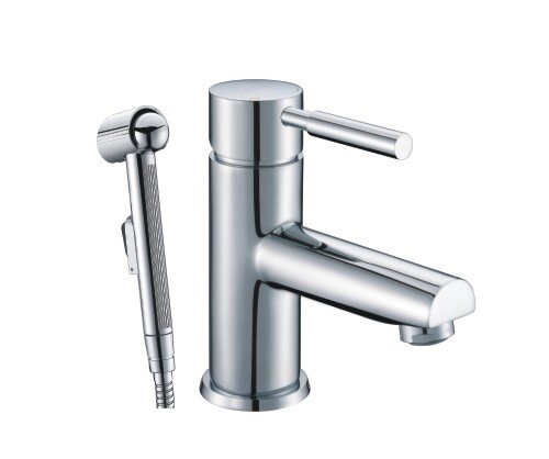 Изображение товара Смеситель WasserKRAFT MAIN 4108 для раковины с гигиеническим душем хром
