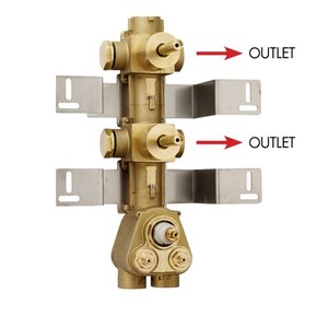 Изображение товара Скрытая часть термостатического смесителя Bossini для душа и ванны Z030201000