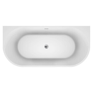 Изображение товара Акриловая ванна BelBagno BB710-1400-750 белая 140х75 см с сливом и переливом