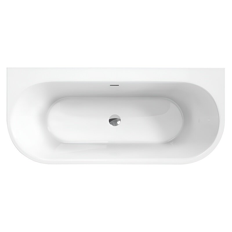 Изображение товара Акриловая ванна BelBagno 155x70 см, белая, пристенная, модель BB711-1550-700
